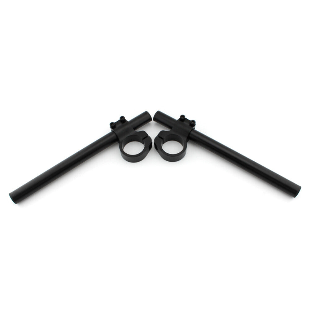 CNC High Lift Universal Version Clip Ons On Handlebar Fit for Honda CB350 Black 41mm