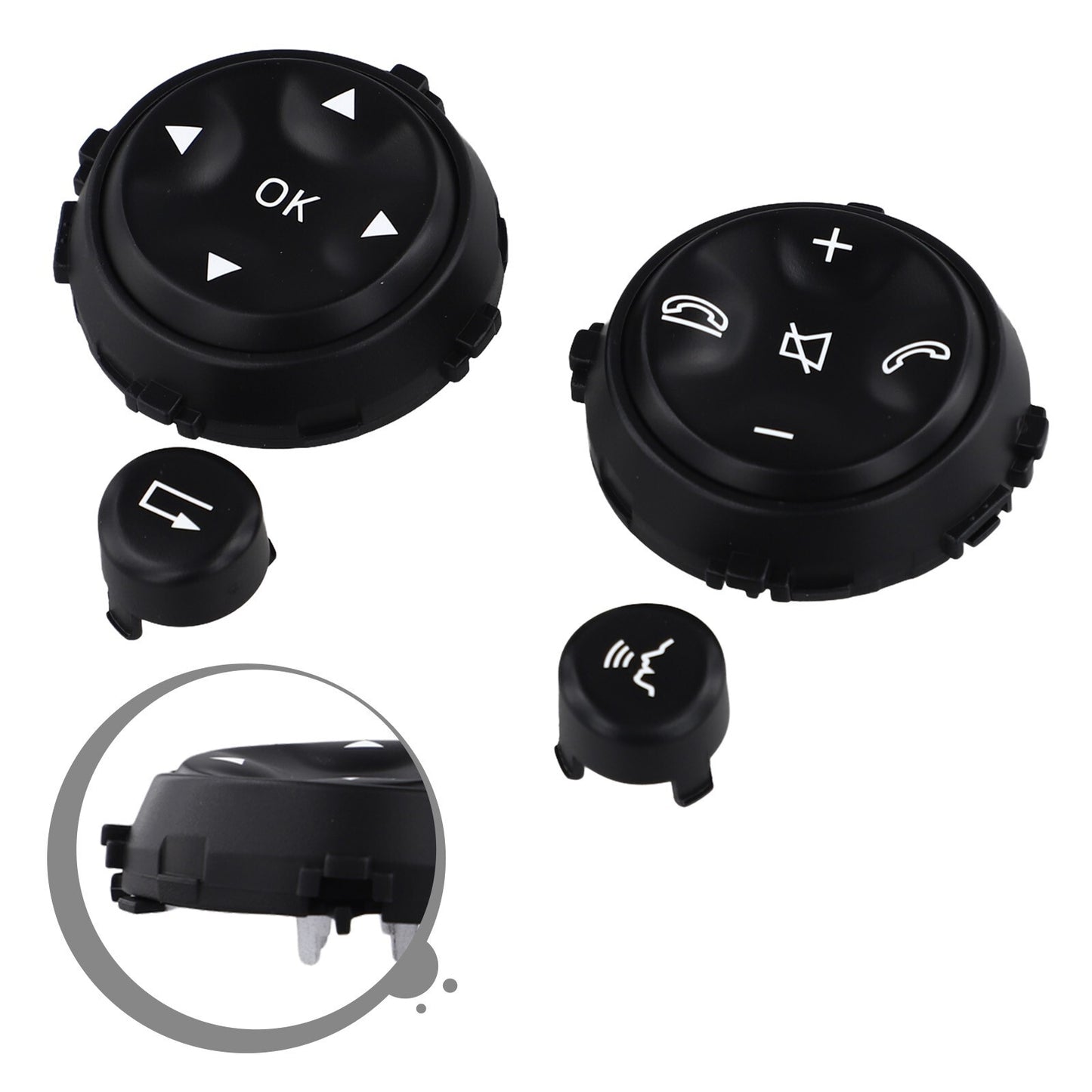 Direct Fit Steering Wheel Switch Button Kit for Mercedes W221 S550 S63 CL550