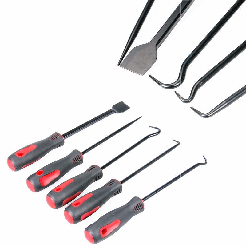 Car 5pcs Oil Washer Seal Puller Universal Scraper Hook Repair Remover Tool Set