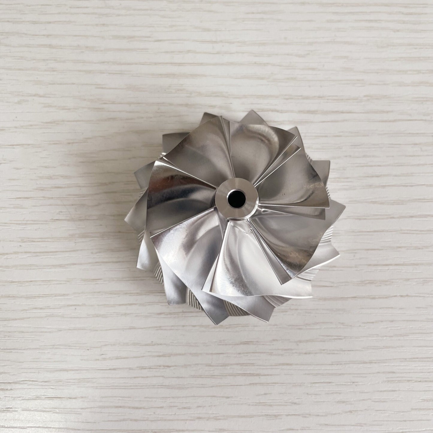 GT15-25 54.28/67.40 mm 7+7 Blade High-Performance Turbine Billet Compressor Wheel