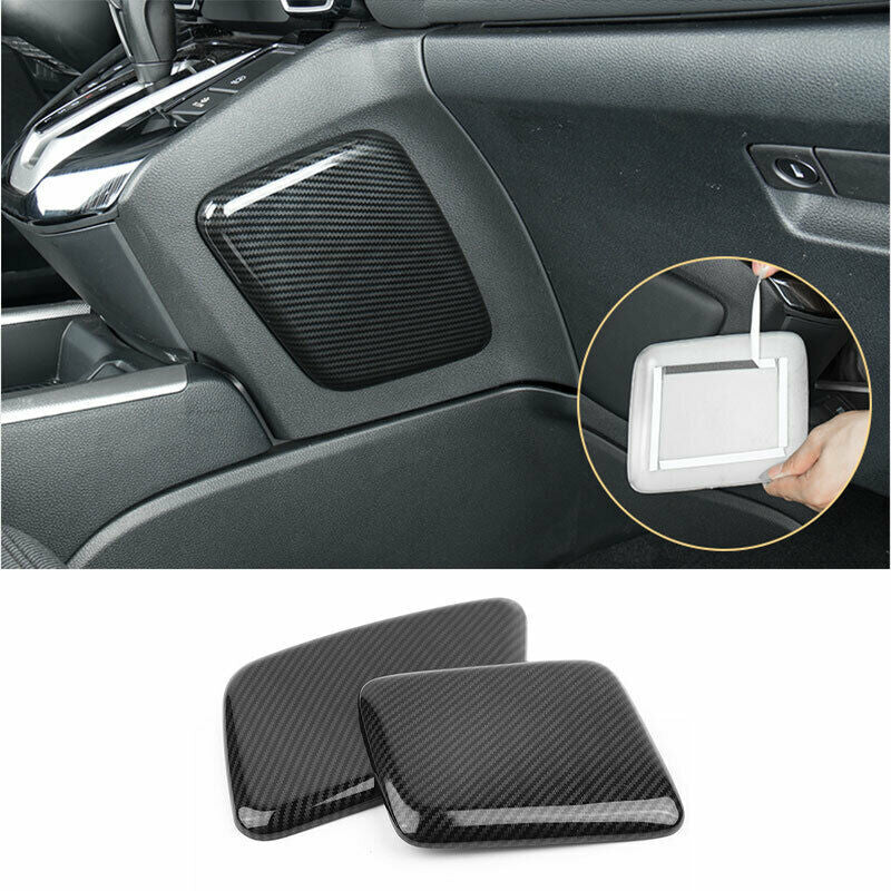 ABS Carbon Fiber Console Gear shift Protection Trim for Honda CRV CR-V 2017-2021