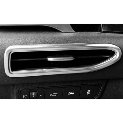 for Hyundai Sonata 2020-2023 Matte Silver Car Dashboard Side Air Vent Cover Trim