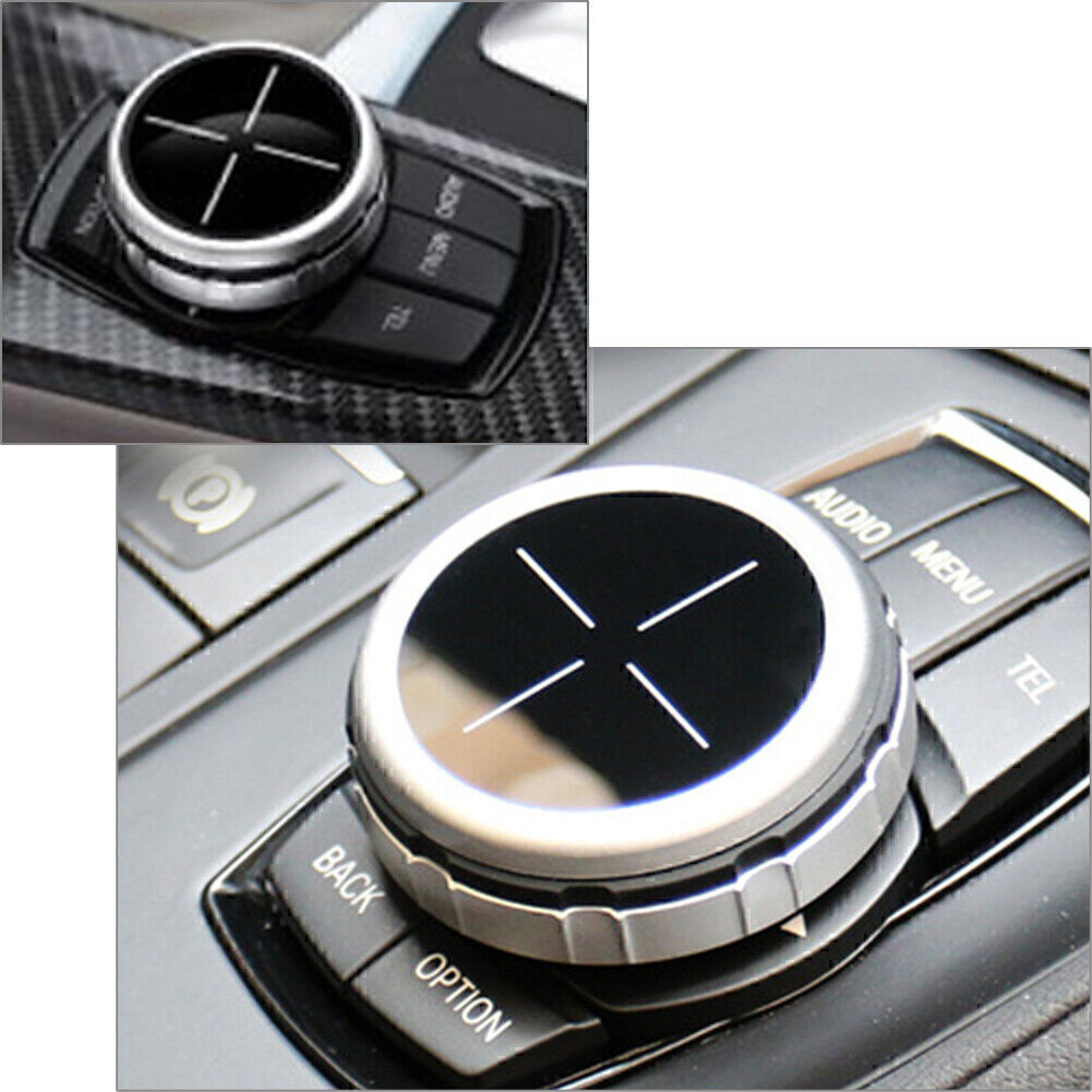 for BMW 1 2 3 4 5 6 7Series X1 X3 X4 X5 X6 Idrive Multi-Media Control Knob Trim