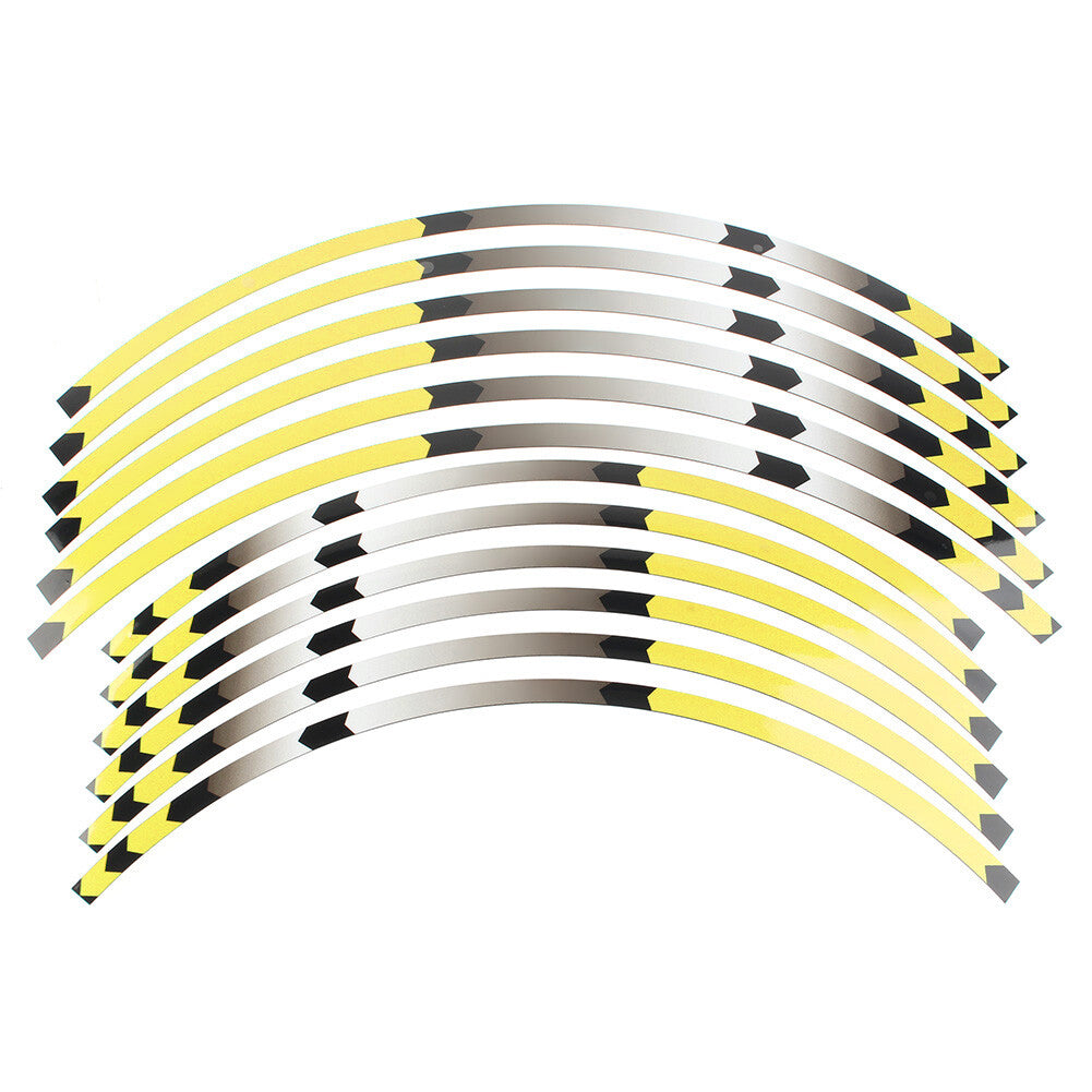 for Honda CRF 450R 2002-2021 CRF 250R 2003-2021 Yellow 21 19 Rim Wheel Decals