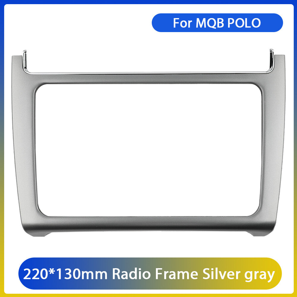 F¨¹r for VW POLO Silber Gray MIB Radio Screen Frame Trim Cover Display Rahmenblende