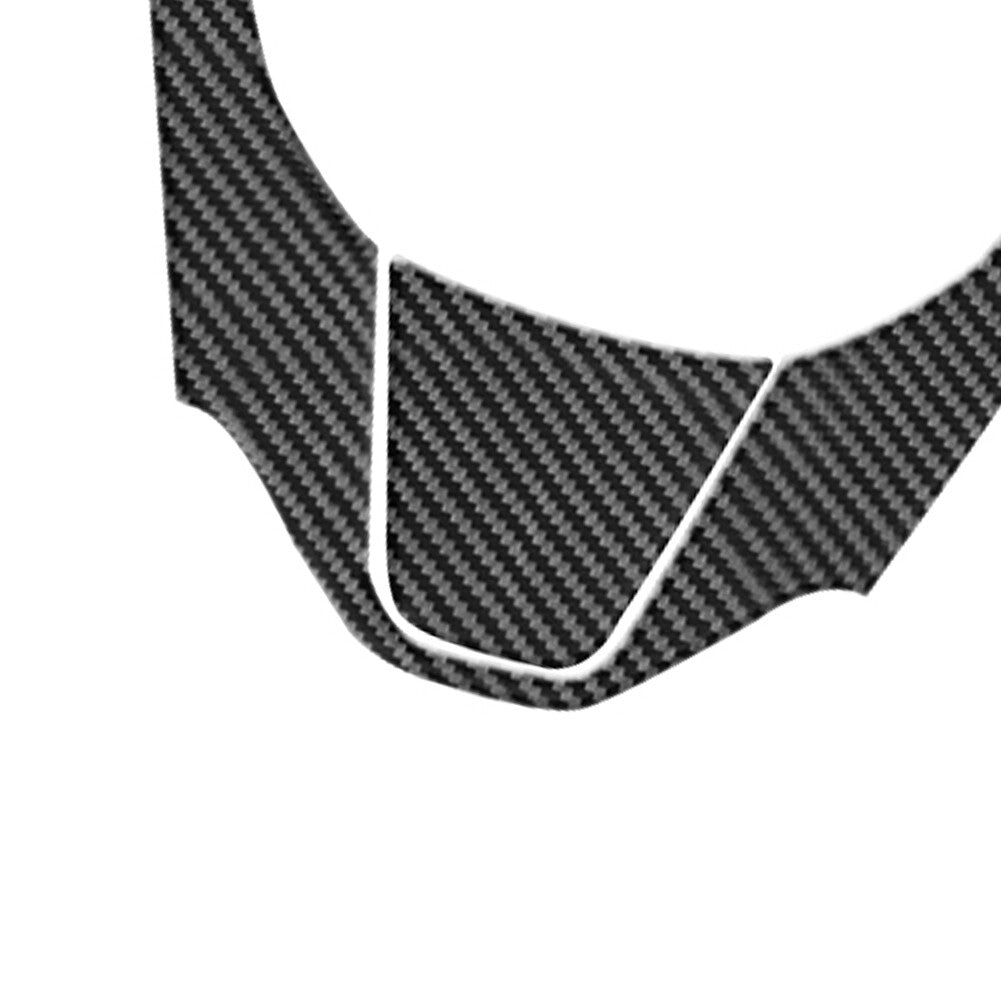 7Pcs Carbon Fiber Interior Steering Wheel Cover Trim for Mazda CX-9 2010-2015