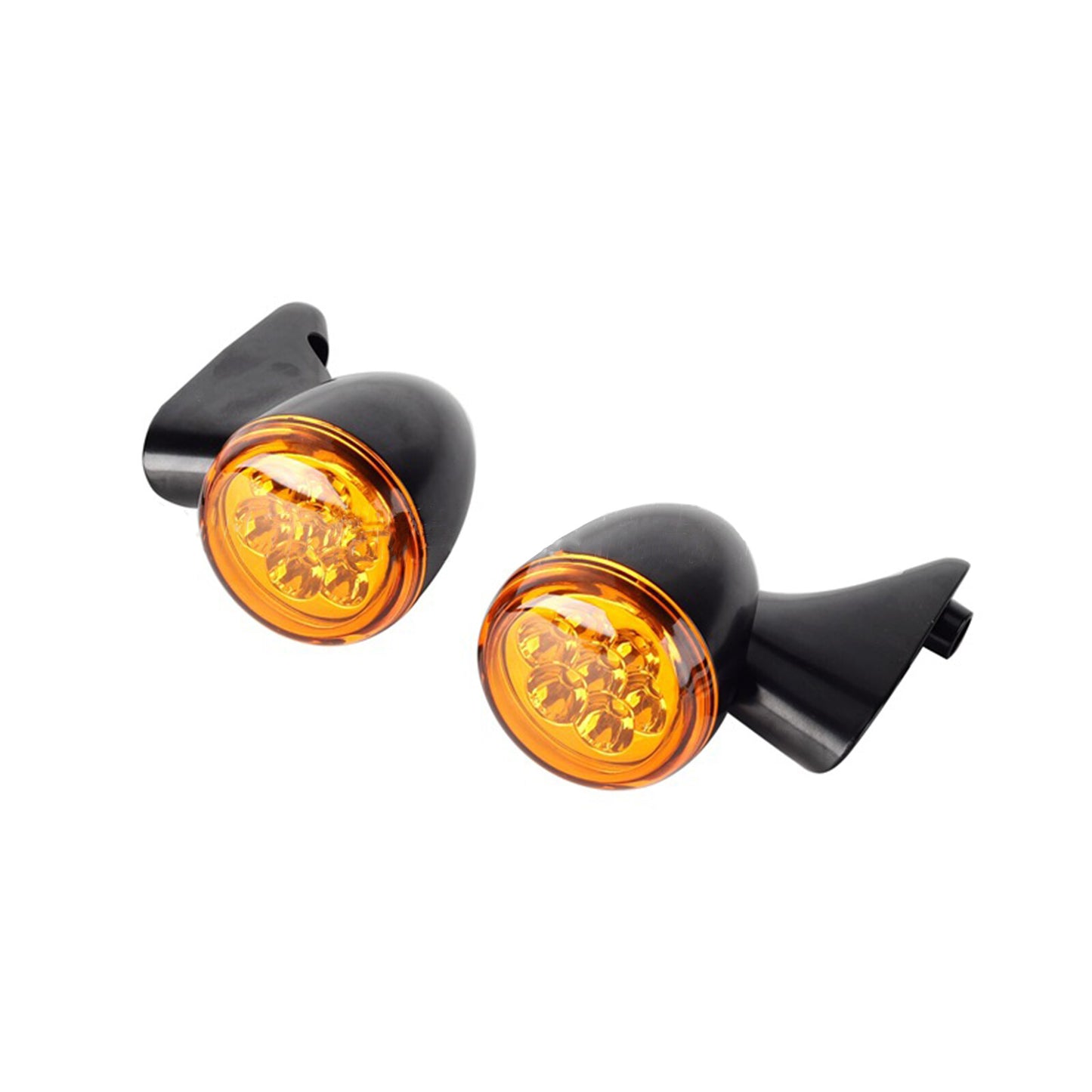 for Harley Road Glide 2015+ Motorcycle Front Amber Turn Signals LED Light Lamp