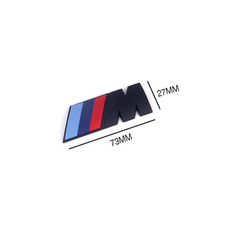 for BMW Matte Black M Series X6M Trunk Emblem Lettering Decal Badge Set