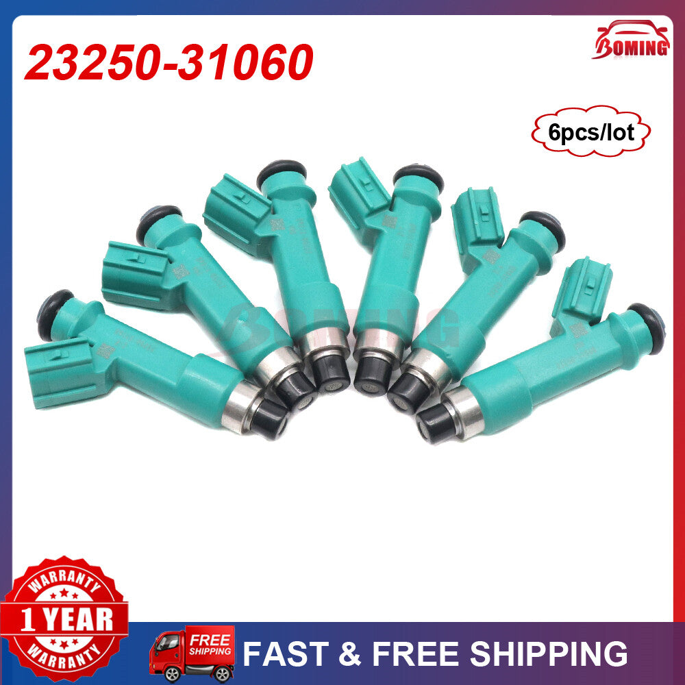 23250-31060 6X Fuel InjectorsFor for Toyota Tacoma Tundra 4Runder FJ Cruiser