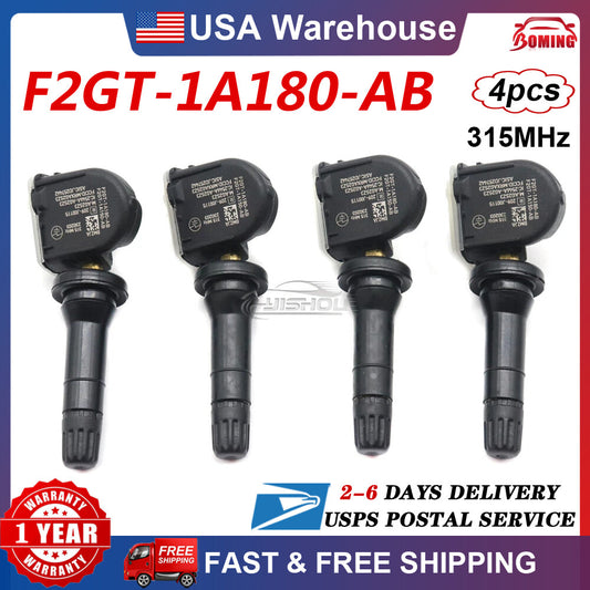 4-pack of tire pressure sensors for F-150 Explorer for Mustang F2GZ-1A189-AB F2GT-1A180-AB