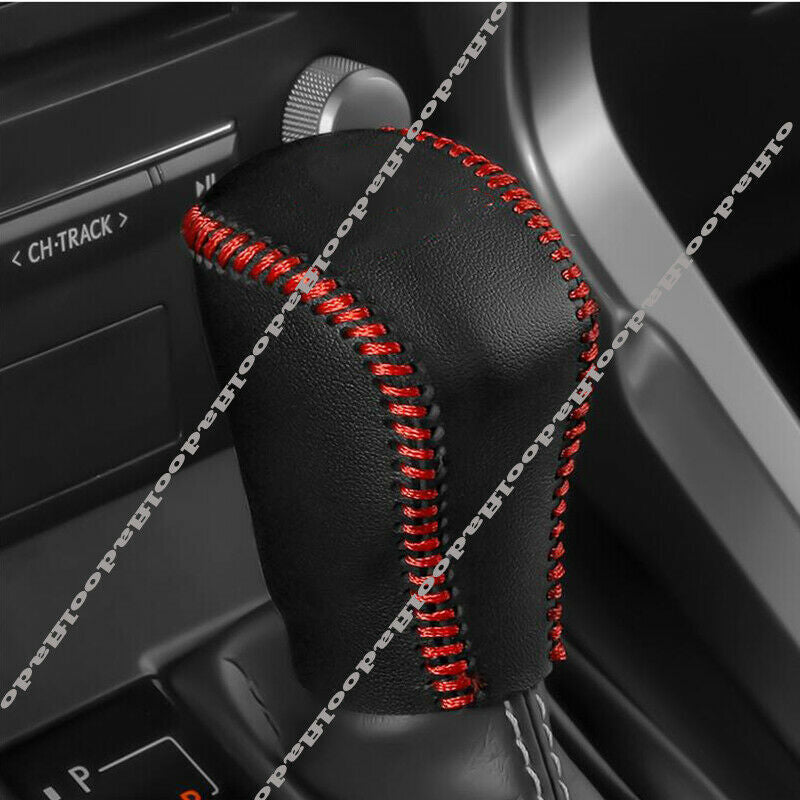 for LEXUS RX350 450h 2016-22 Leather DIY Hand-stitched Car Gear Shift Knob Cover
