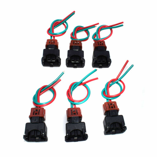 Pigtali fuel injector connector harness plug (6 pieces) for NISSAN 300ZX Maxima 3.0L