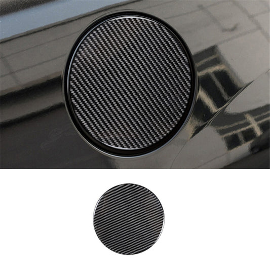 Fuel Tank Cap Panel Trim Carbon Fiber Sticker for Chevrolet Camaro 2010-2015