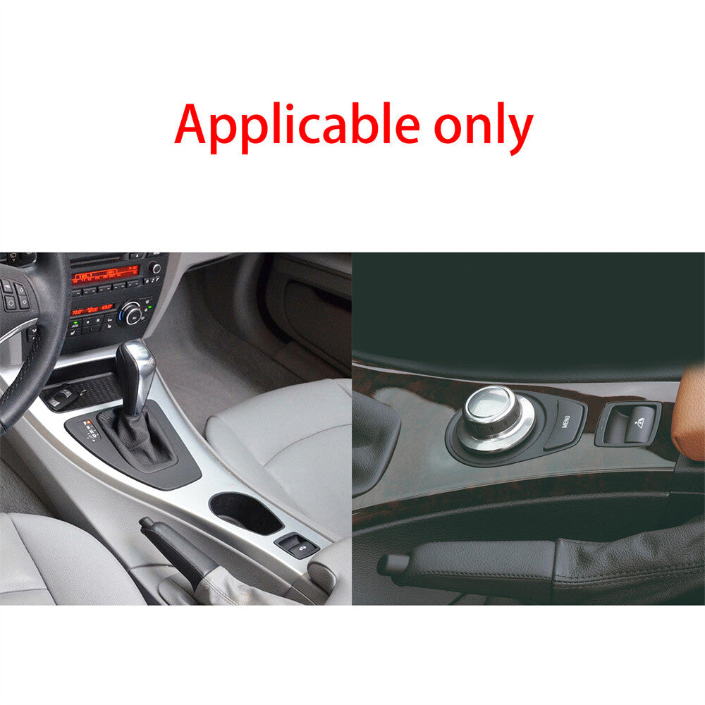 for BMW E93 M3 2007-13 RHD Car Central Control Gear Shift Panel Cover Red Carbon