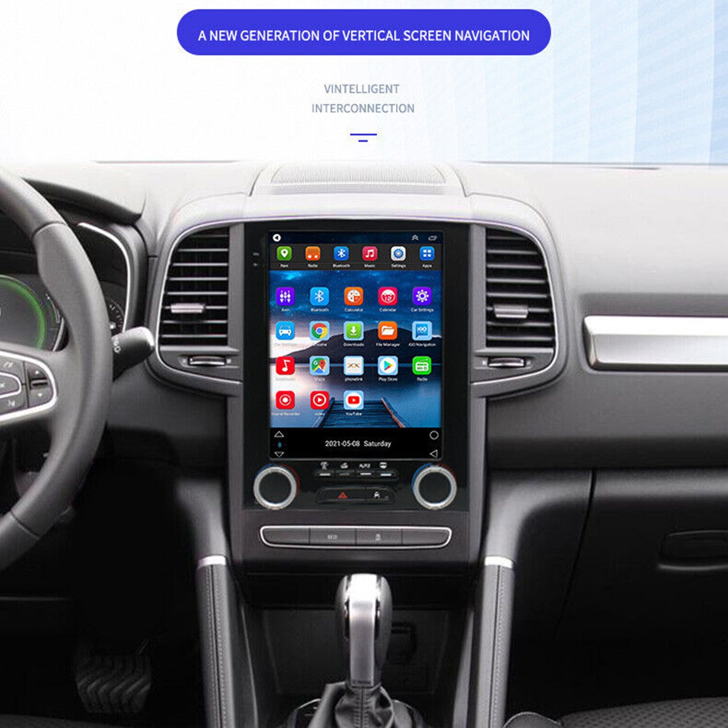 Android Car GPS Navigation Wifi 10.4 for Renault Megane 4 Koleos 2016~2022 radi