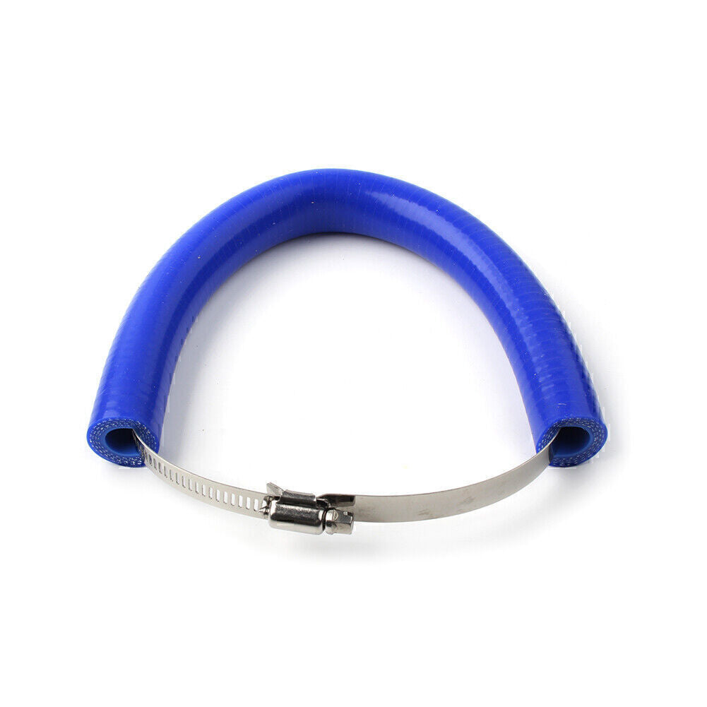 Universal Dirt Bike Exhaust Pipe Heat Shield Crash Protector Guard Blue