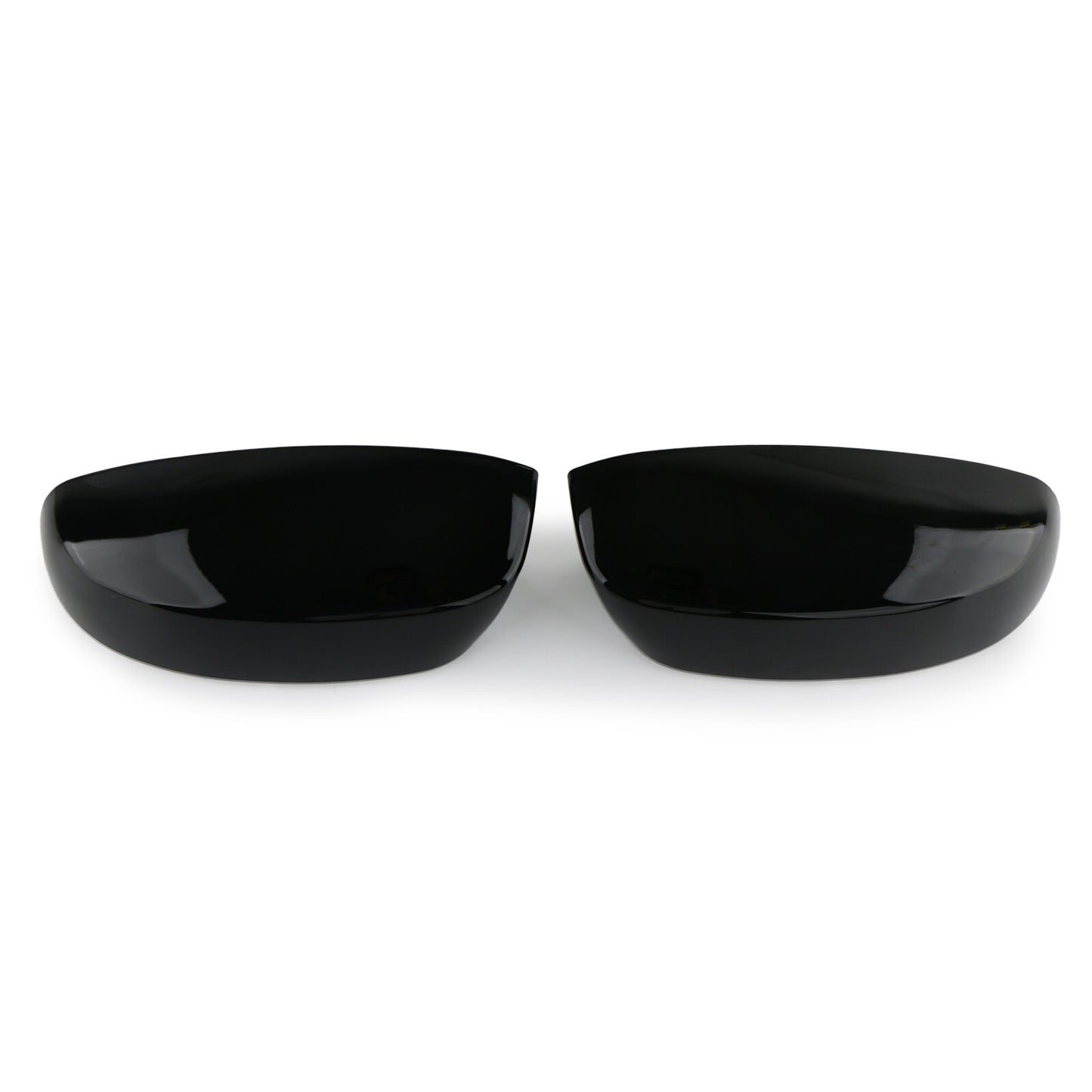 2-Piece Mirrored Cap Protective Case, Glossy Black, for Tahoe Silverado for Sierra Suburban 2007-2013