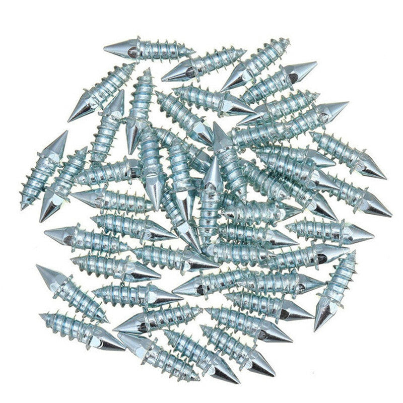 50Pcs Motorcycle ATV Winter Snow Anti-skid Bolt Steel Wheel Tire Nail Snow Chain