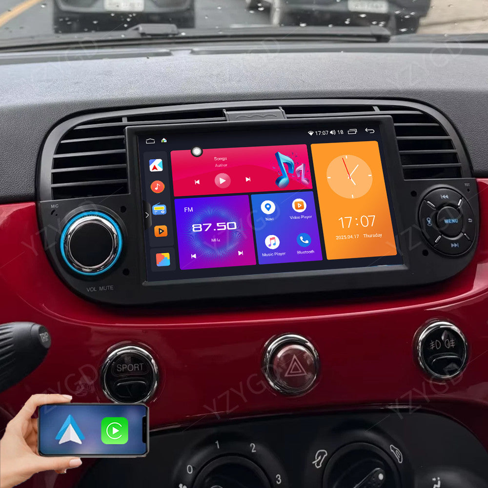 Apple Carplay for Fiat 500 2007-2015 2+32G Android 14 Car Radio Stereo Head Unit