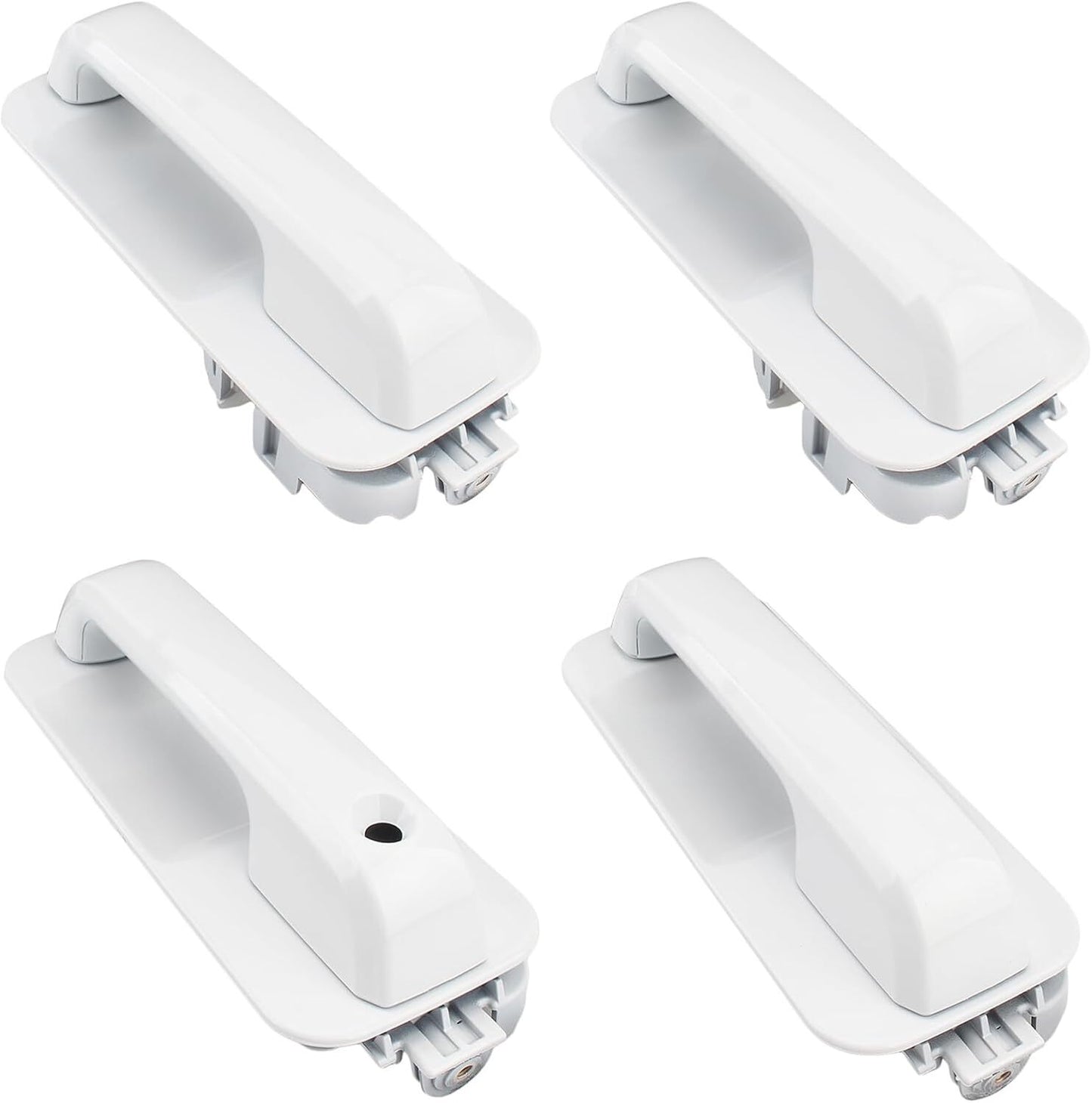 for Ford F350 F250 2017 2018-2020 Warm white 4Pcs Front Rear Door Handle Set