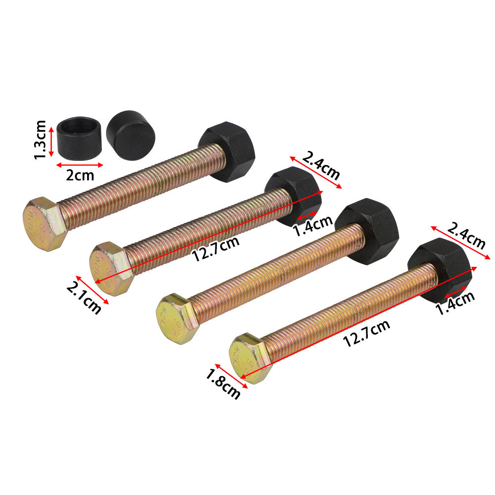 Impact Rating Wheel Removal Bolt Kit 78834 - Wheel Removal Tool with Bolts and Nuts