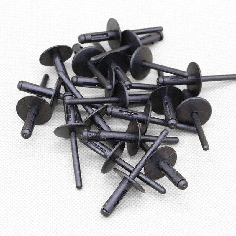 40 Pcs Car Rivets Fits Bumper Door Sill Fender Liner Wheel Well Rocker For