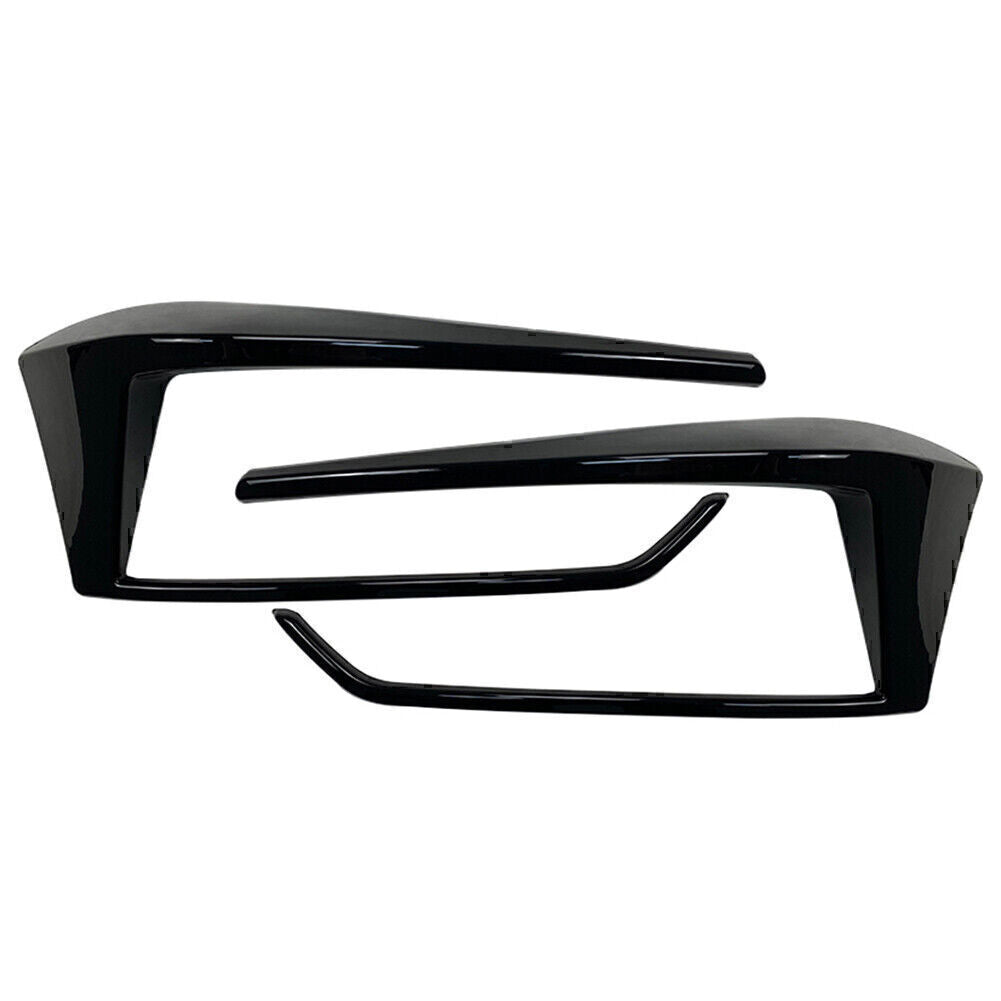 Black Rear Bumper Spoiler Fog Light Cover Fit for VW for Golf 7.5 Mk7.5 2016-2019 18