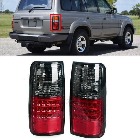 2Pcs Rear Brake Lamp Tail Light for Toyota for Land Cruiser FJ80 1991-1997 LHRH