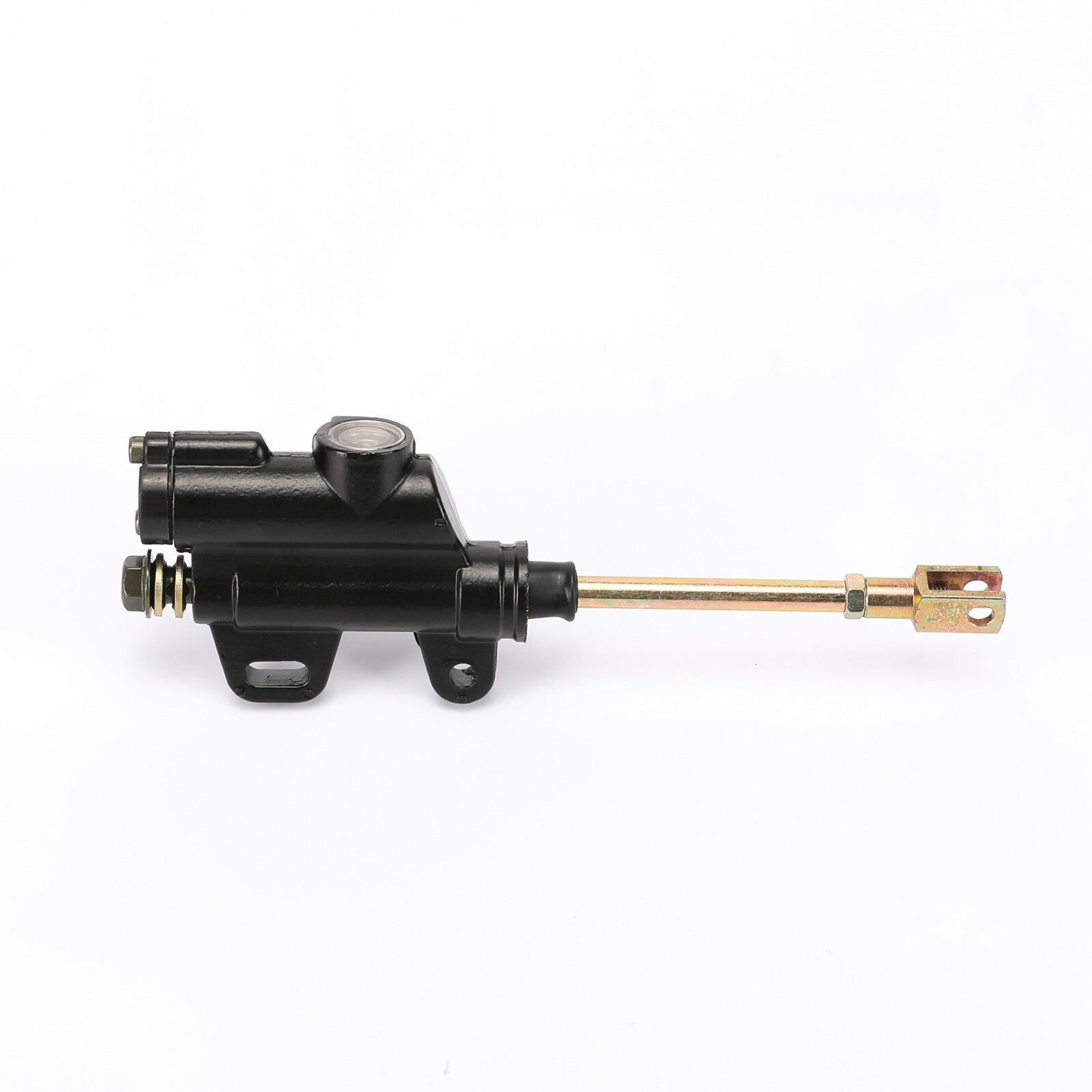 The go-kart rear brake master cylinder is suitable for 50cc, 70cc, 90cc, 110cc, and 125cc Dirt bicycles and all-terrain vehicles.