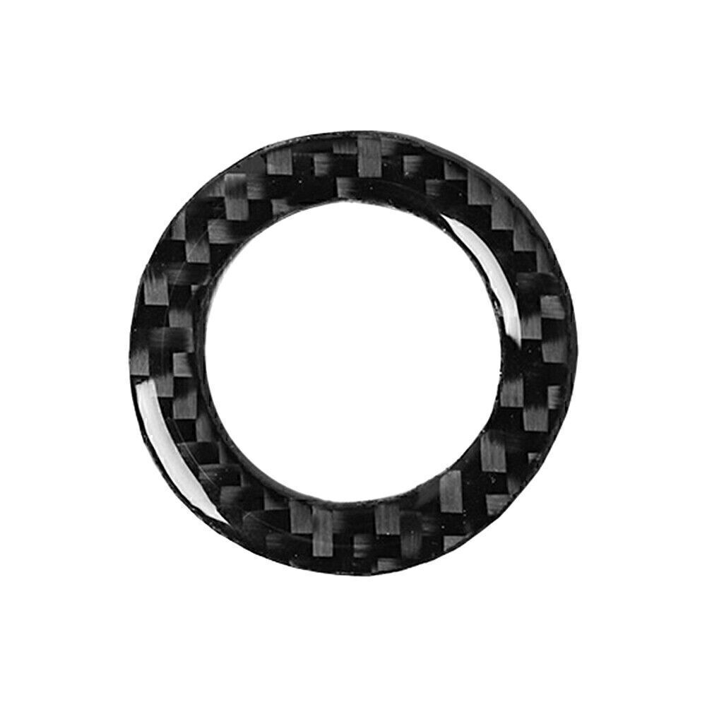 Start Stop Switch Ring Decor Trim Cover Fit for Ford for Mustang 2009-2013 Carbon Fiber