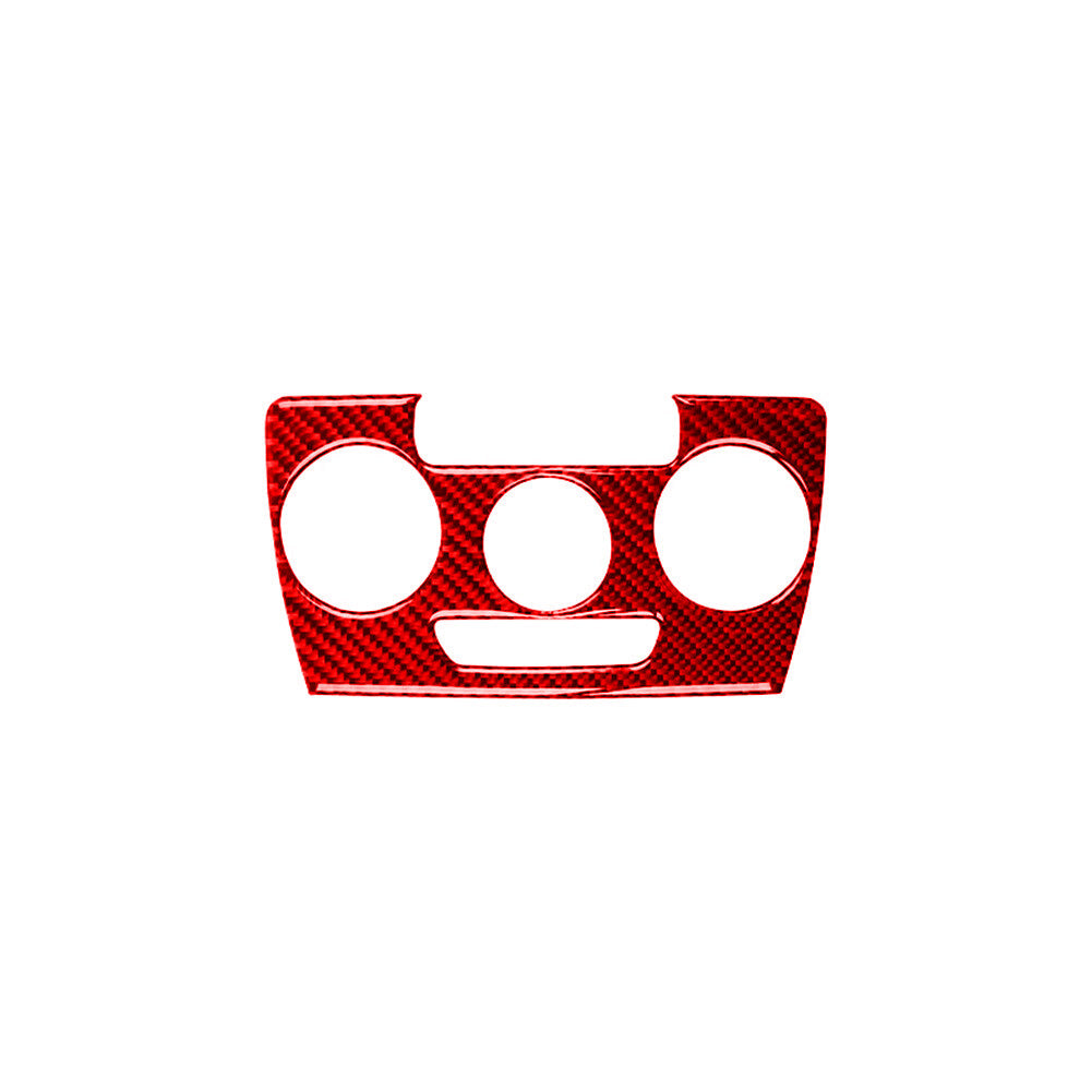 Red carbon fiber climate control bezel for Volkswagen for Jetta sedan 2011-2014