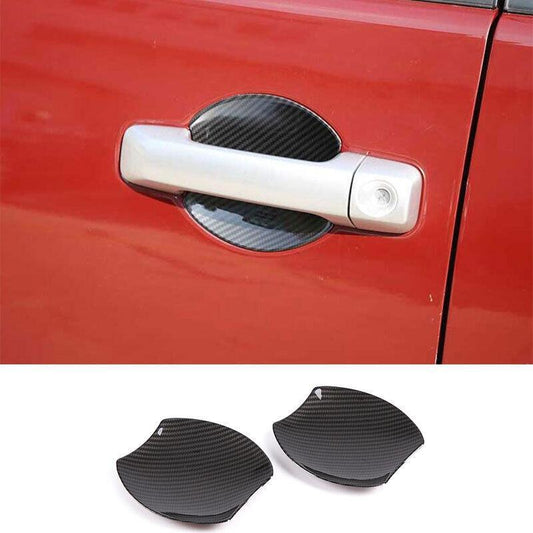 for Toyota FJ Cruiser 2007-21 Carbon Fiber Exterior Outside Door Bowl Cover Trim