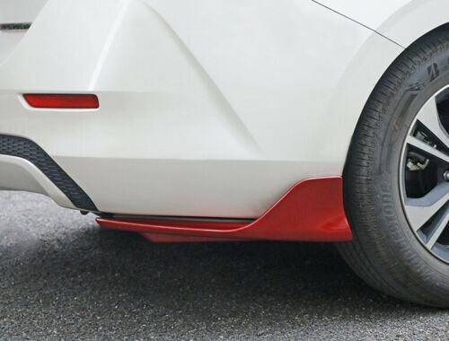 ABS Red Rear Bumper Side Corner Spoiler Trim 2pcs for Nissan Sentra 2020-2023