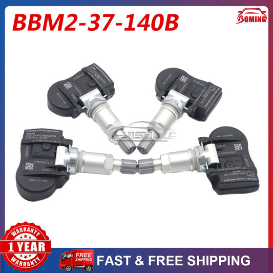 4-pack BBM2-37-140B Tire Pressure Sensors (TPMS) for Mazda 2, 3, 5, 6, CX7, CX9, MX5, RX-8