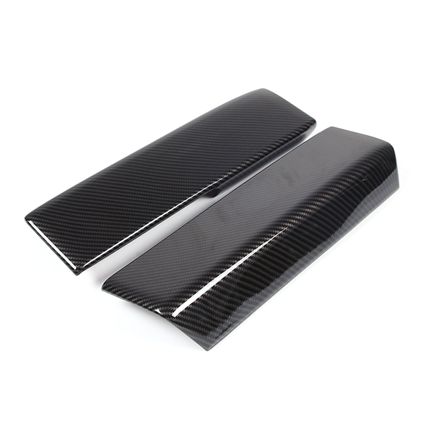 Carbon fiber interior door slat decorative stickers for Corvette C6 2005 - 2013