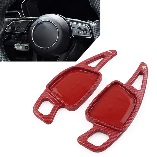 Steering Wheel Paddle Shifter Extension for Audi A3 for A4 S4 for A5 S5 for A6 A7 Red