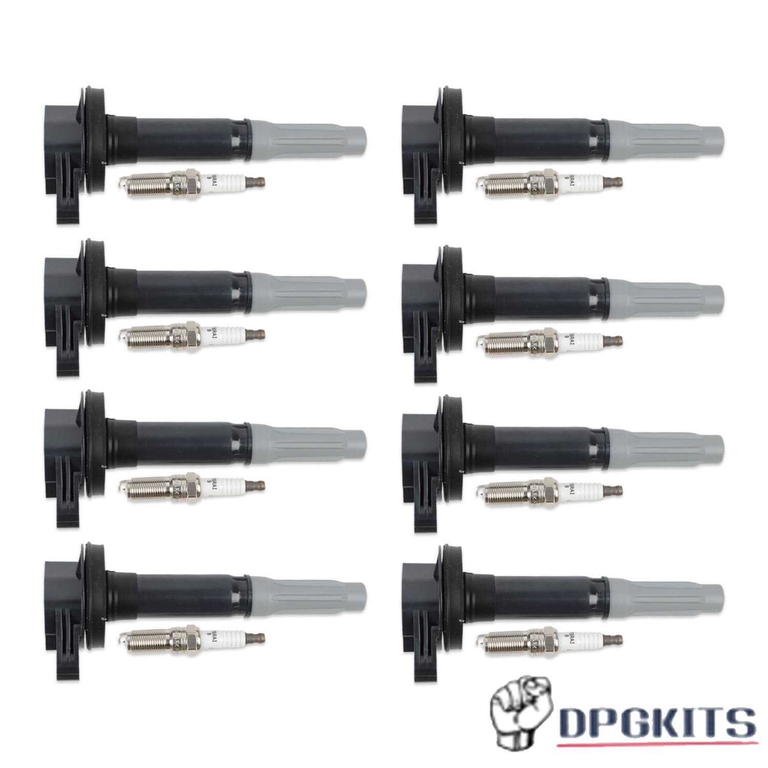 8X Ignition Coils + Iridium Spark Plugs for Ford F-150 2016-2017 V8 5.0L UF-824