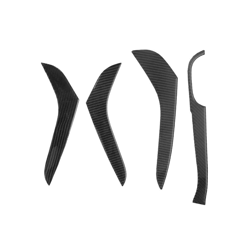 Carbon Fiber 4 Door Handle Interior Stripe Sticker Trim for VW for Passat 2006-2010