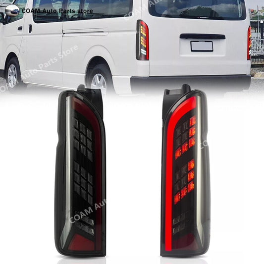 LED taillights for Toyota Hiace Commuter Van 2005-2018 (Somked brake lights)