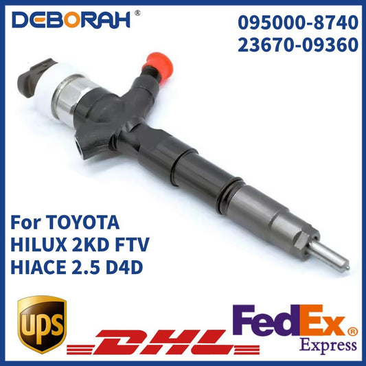 095000-8740 Diesel Injector 095000-874 for Toyota Hiace Hilux 2.5 D 2KD-FTV