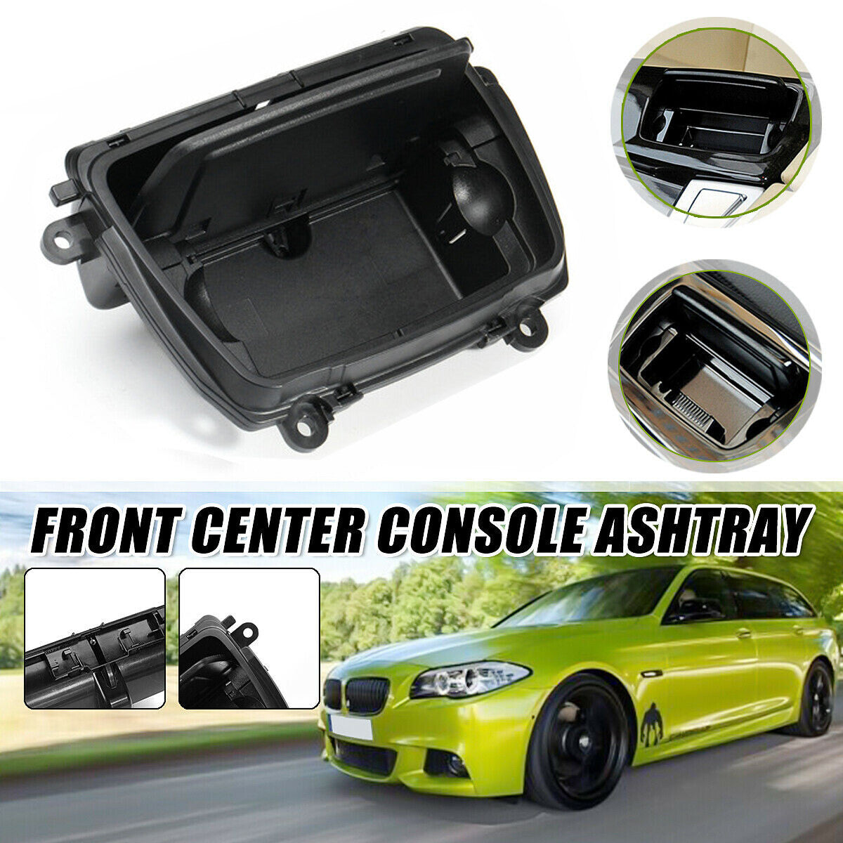 Front center console ashtray protective cover housing suitable for BMW 5 Series F10 F11 51169206347