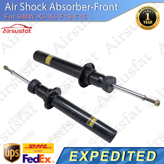 2x Front LeftRight Air Shock Absorber Core w/o EDC for BMW X5 X6 F16 F15 12-18