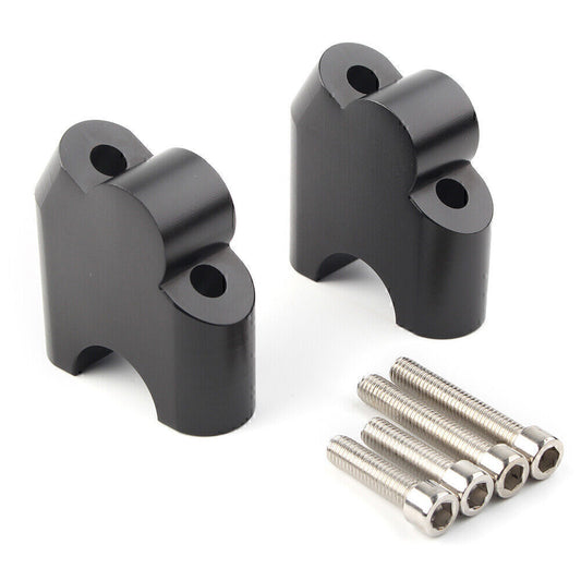 for BMW F800R 2015-2017 HandleBar Bar Risers Mount Clamp Adapter Black