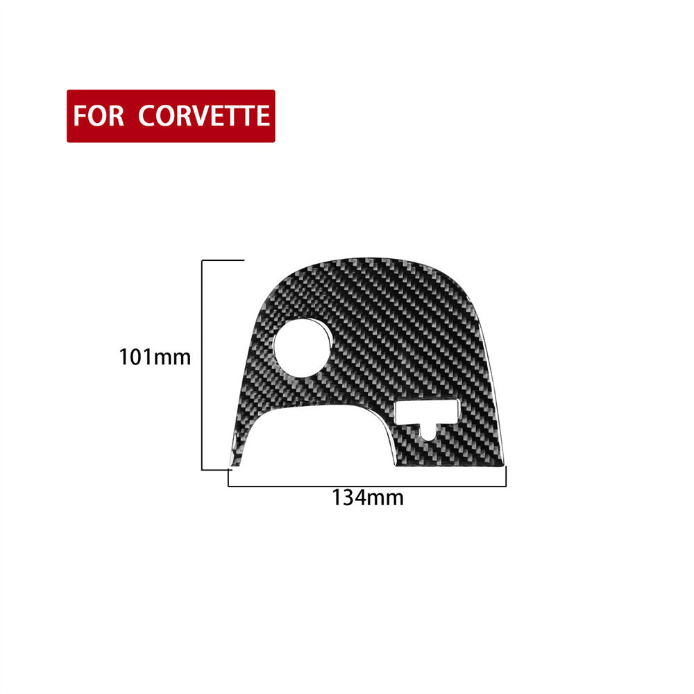 Kit for Chevrolet for Corvette C5 1998-04 Carbon Fiber Lower Console Gear Shift Trim
