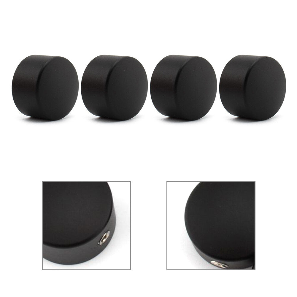 Billet gefr?ste Kopfschrauben-Abdeckkappe f¨¹r Thruxton Scrambler Schwarz 4 St¨¹ck