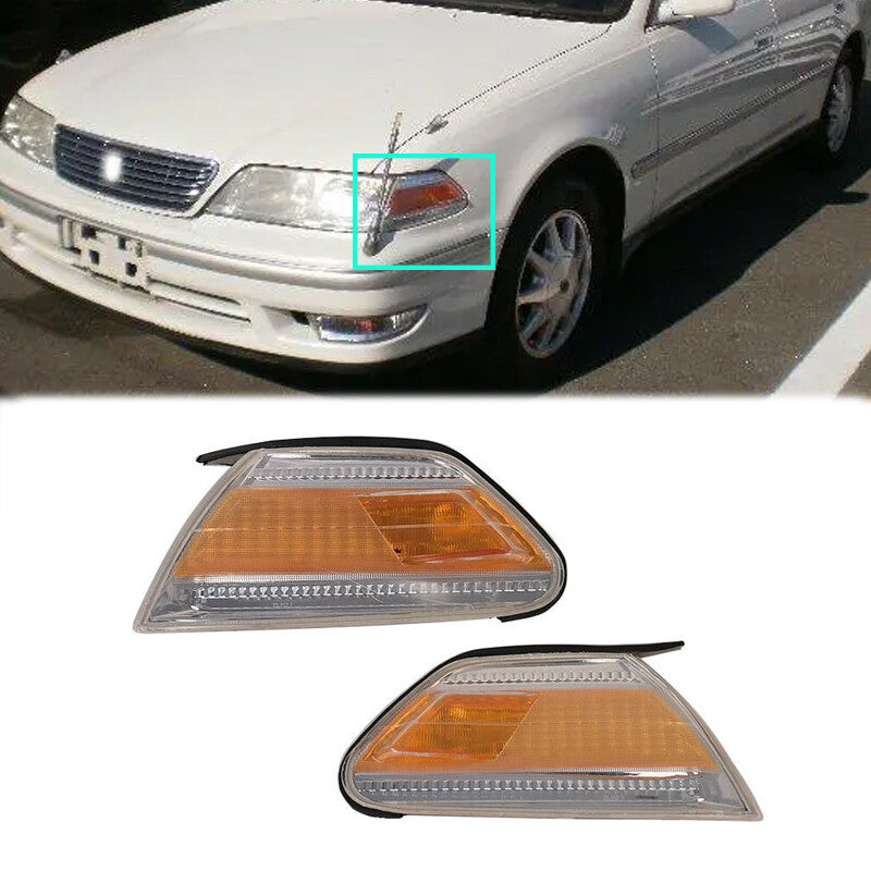 Pair Front Turn Signal Light Corner Lamp For 1996-2000 for Toyota MARK GX100 JZX100
