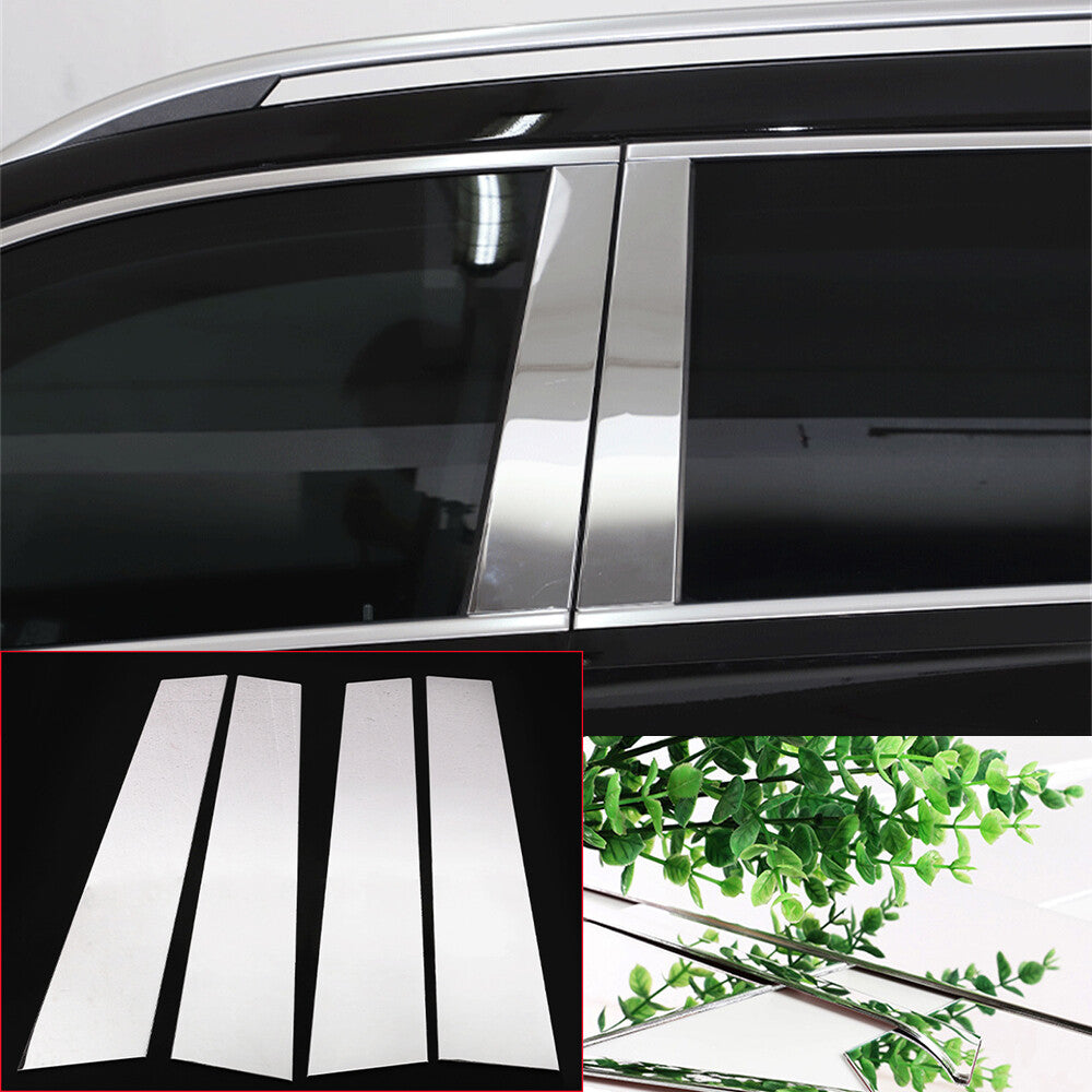 Alloy Door Center Window Pillar Post Trim for Benz GLE GLS Class W167 X167 20-22