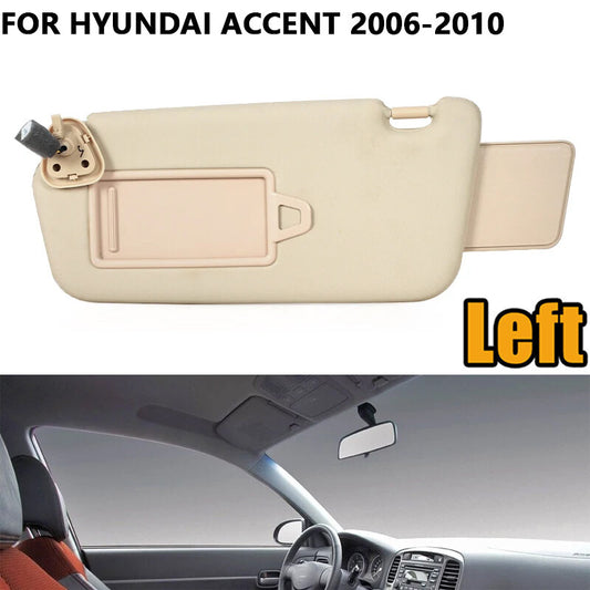for Hyundai Accent 2006-2010 Left Car Interior Sun Visor Sun Shield Sunvisor