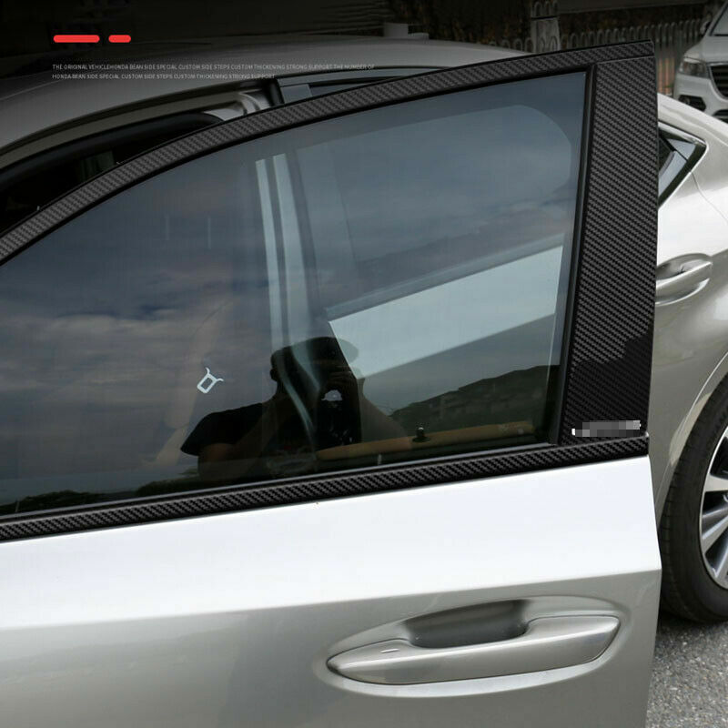 for Lexus ES350/300H/250 2019-22 carbon fiber Steel Window Frame Sill Trim Cover