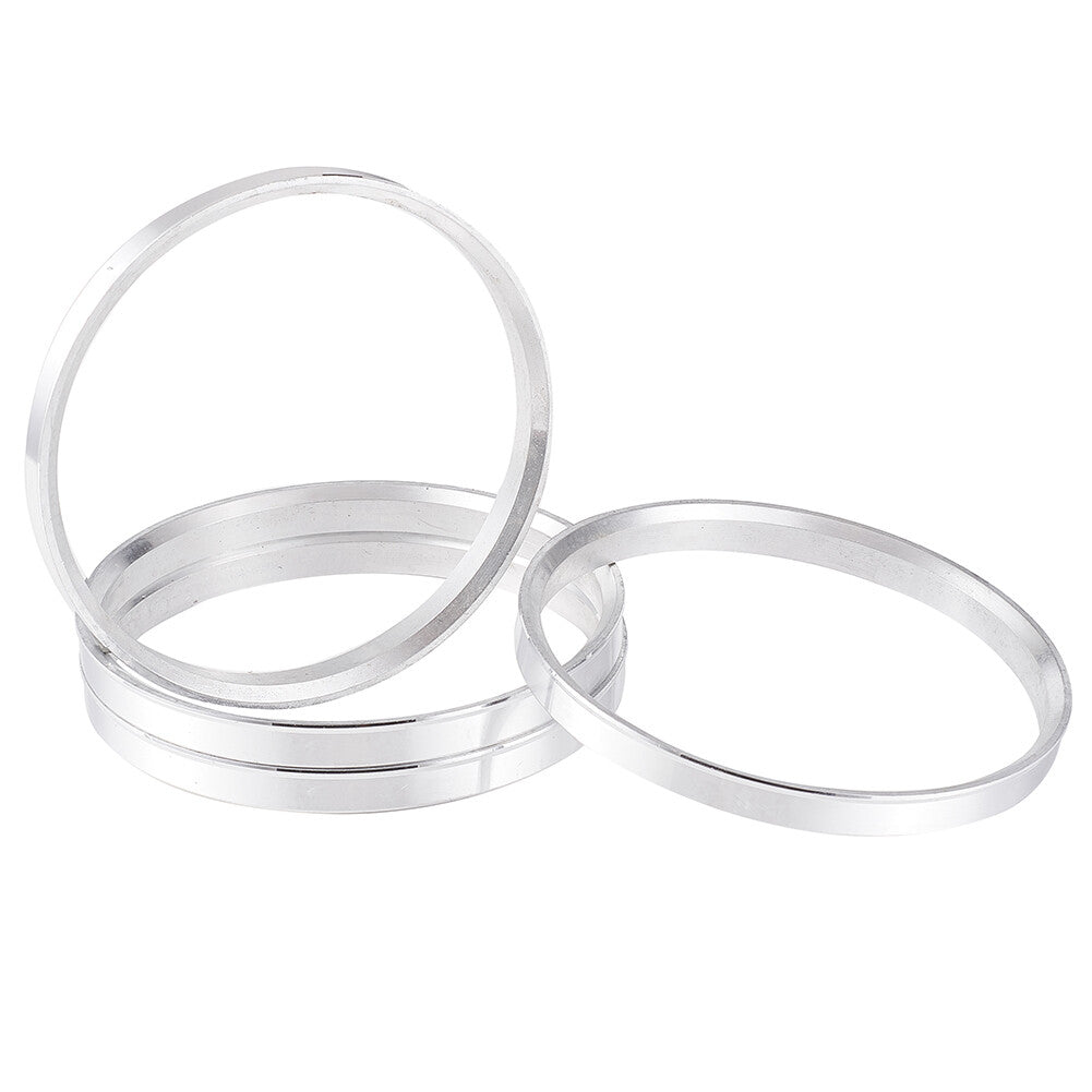 4x Aluminum Hub Centric Spacers Rings 108mm OD to 67.1mm ID (No Spacers)
